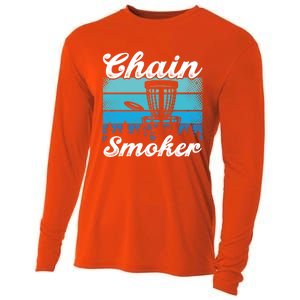 Chain Smoker Ultimate Frisbee Gift Cooling Performance Long Sleeve Crew