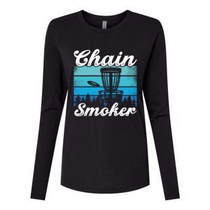 Chain Smoker Ultimate Frisbee Gift Womens Cotton Relaxed Long Sleeve T-Shirt