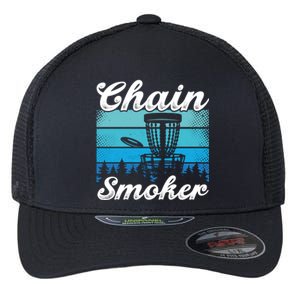 Chain Smoker Ultimate Frisbee Gift Flexfit Unipanel Trucker Cap