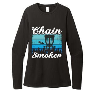 Chain Smoker Ultimate Frisbee Gift Womens CVC Long Sleeve Shirt