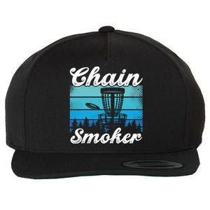 Chain Smoker Ultimate Frisbee Gift Wool Snapback Cap