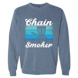 Chain Smoker Ultimate Frisbee Gift Garment-Dyed Sweatshirt