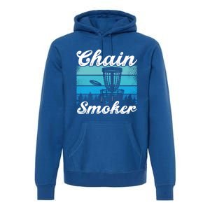 Chain Smoker Ultimate Frisbee Gift Premium Hoodie