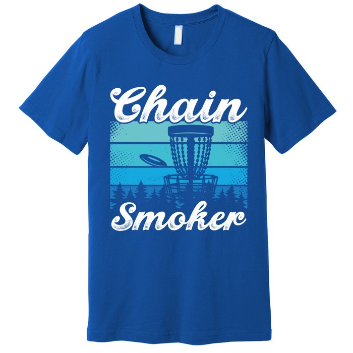 Chain Smoker Ultimate Frisbee Gift Premium T-Shirt