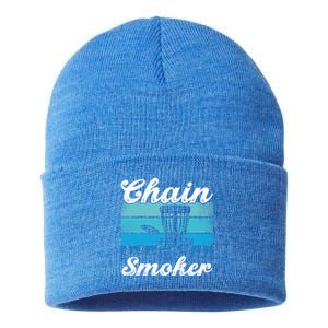 Chain Smoker Ultimate Frisbee Gift Sustainable Knit Beanie