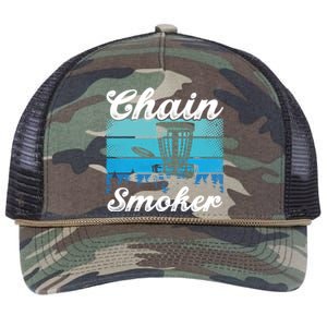 Chain Smoker Ultimate Frisbee Gift Retro Rope Trucker Hat Cap