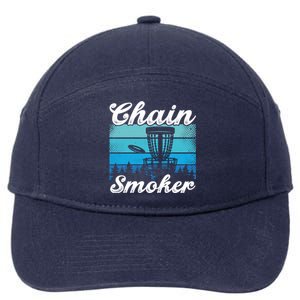 Chain Smoker Ultimate Frisbee Gift 7-Panel Snapback Hat