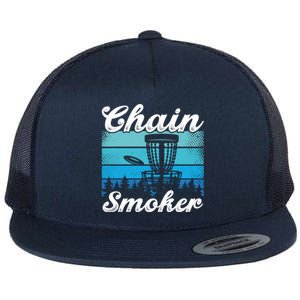 Chain Smoker Ultimate Frisbee Gift Flat Bill Trucker Hat