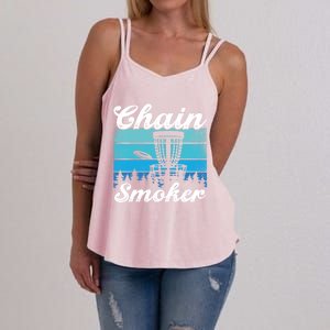 Chain Smoker Ultimate Frisbee Gift Women's Strappy Tank