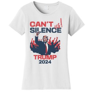 CanT Silence Us Trump 2024 Women's T-Shirt