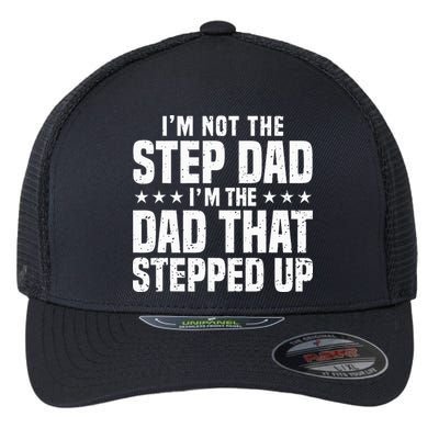 Cool Step Up Dad For Father Worlds Best Stepdad Ever Flexfit Unipanel Trucker Cap