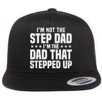 Cool Step Up Dad For Father Worlds Best Stepdad Ever Flatbill Hat
