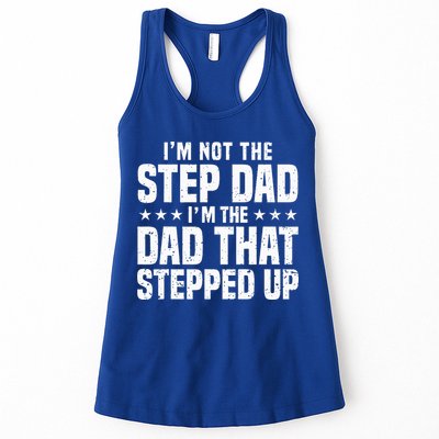Cool Step Up Dad For Father Worlds Best Stepdad Ever Womens Tank Top