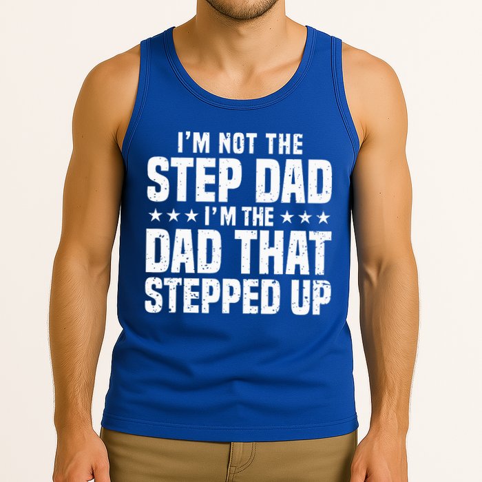 Cool Step Up Dad For Father Worlds Best Stepdad Ever Tank Top