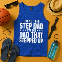 Cool Step Up Dad For Father Worlds Best Stepdad Ever Tank Top