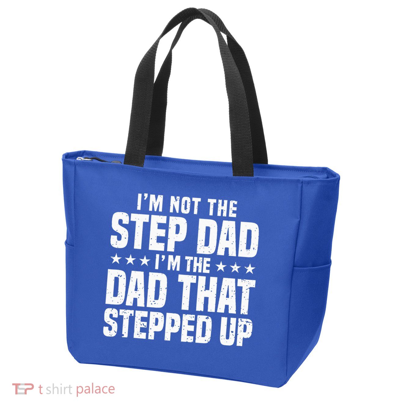 Cool Step Up Dad For Father Worlds Best Stepdad Ever Zip Tote Bag