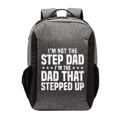 Cool Step Up Dad For Father Worlds Best Stepdad Ever Vector Backpack