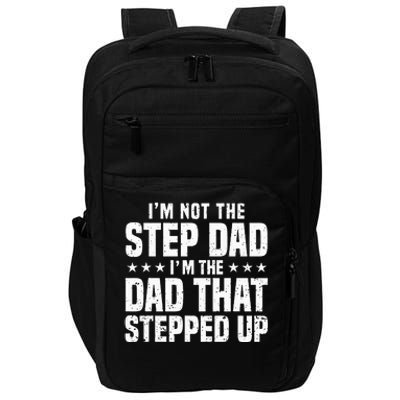 Cool Step Up Dad For Father Worlds Best Stepdad Ever Impact Tech Backpack