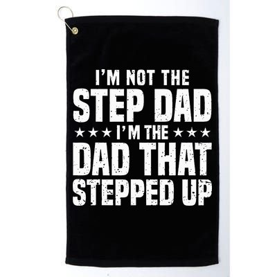 Cool Step Up Dad For Father Worlds Best Stepdad Ever Golf Towel