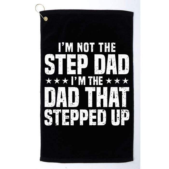 Cool Step Up Dad For Father Worlds Best Stepdad Ever Golf Towel