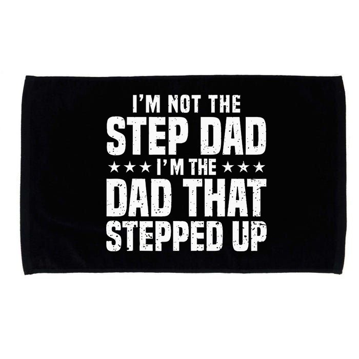 Cool Step Up Dad For Father Worlds Best Stepdad Ever Microfiber Hand Towel