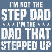 Cool Step Up Dad For Father Worlds Best Stepdad Ever Garment-Dyed Sweatshirt