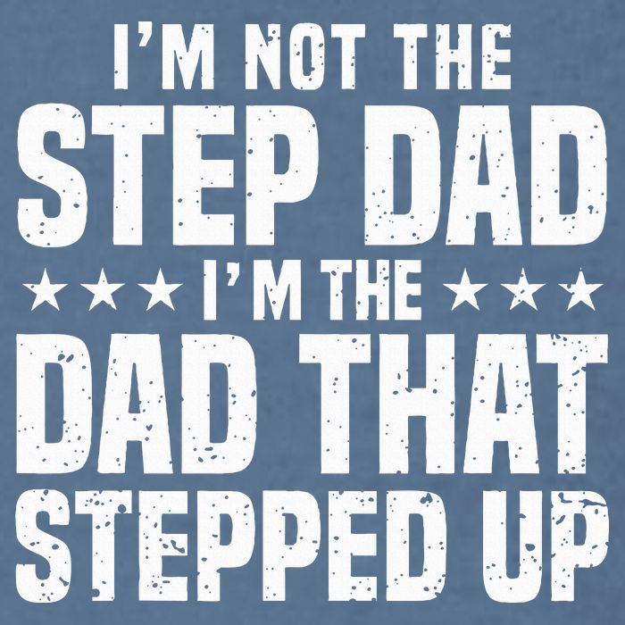 Cool Step Up Dad For Father Worlds Best Stepdad Ever Garment-Dyed Sweatshirt