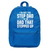 Cool Step Up Dad For Father Worlds Best Stepdad Ever 16 in Basic Backpack