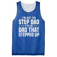 Cool Step Up Dad For Father Worlds Best Stepdad Ever Mesh Reversible Basketball Jersey Tank