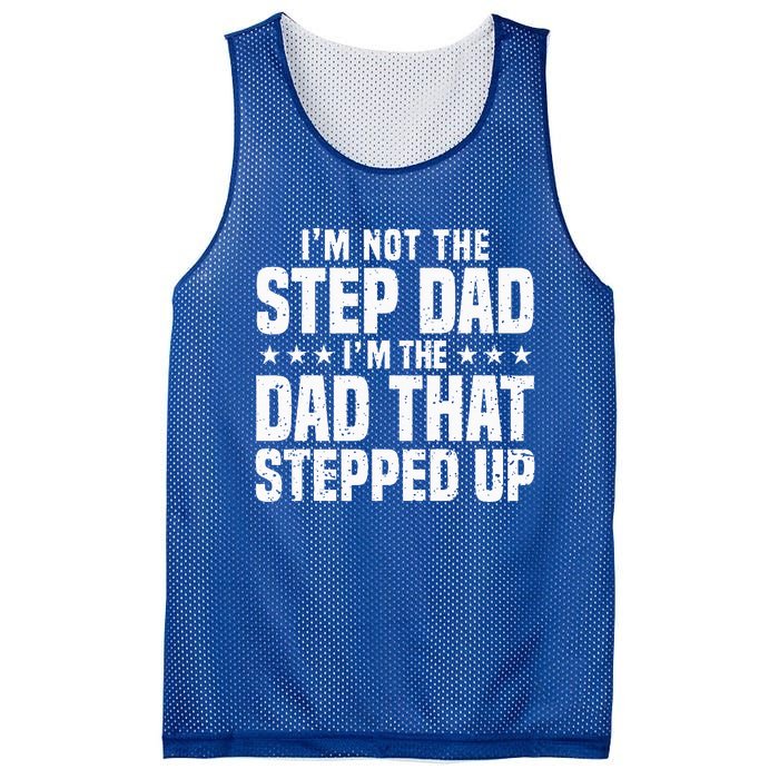 Cool Step Up Dad For Father Worlds Best Stepdad Ever Mesh Reversible Basketball Jersey Tank