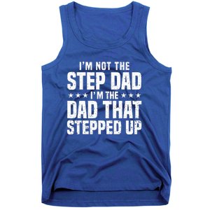 Cool Step Up Dad For Father Worlds Best Stepdad Ever Tank Top