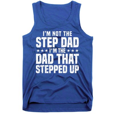 Cool Step Up Dad For Father Worlds Best Stepdad Ever Tank Top