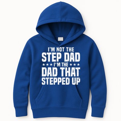 Cool Step Up Dad For Father Worlds Best Stepdad Ever Kids Hoodie