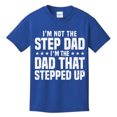 Cool Step Up Dad For Father Worlds Best Stepdad Ever Kids T-Shirt