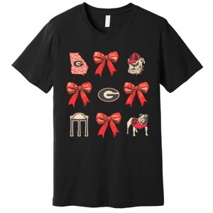 Coquette Style U.G.A Themed Birthday Gifr Premium T-Shirt