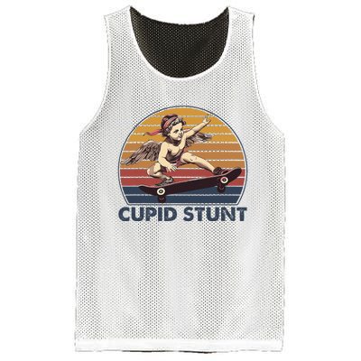 Cupid Stunt Unhinged Cringe Funny Inappropriate Embarrassing Mesh Reversible Basketball Jersey Tank