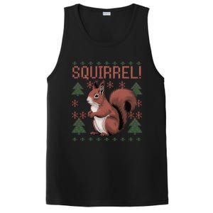 Cute Squirrel Ugly Xmas Pajama Squirrel Christmas Meaningful Gift PosiCharge Competitor Tank