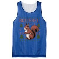 Cute Squirrel Ugly Xmas Pajama Squirrel Christmas Meaningful Gift Mesh Reversible Basketball Jersey Tank