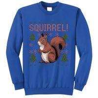 Cute Squirrel Ugly Xmas Pajama Squirrel Christmas Meaningful Gift Tall Sweatshirt