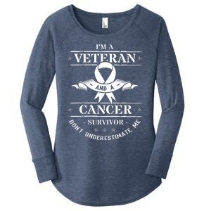 Cancer Survivor Veteran Chemotherapy Warrior Women's Perfect Tri Tunic Long Sleeve Shirt