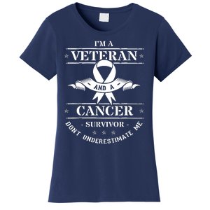 Cancer Survivor Veteran Chemotherapy Warrior Women's T-Shirt