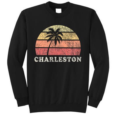 Charleston Sc Vintage 70s Retro Throwback Design Sweatshirt