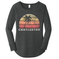 Charleston Sc Vintage 70s Retro Throwback Design Women's Perfect Tri Tunic Long Sleeve Shirt