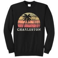 Charleston Sc Vintage 70s Retro Throwback Design Tall Sweatshirt