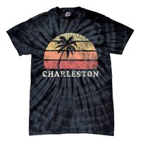 Charleston Sc Vintage 70s Retro Throwback Design Tie-Dye T-Shirt