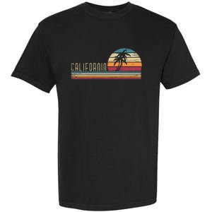 Cali Summer Vacation Ca Palm Trees Usa Retro California Garment-Dyed Heavyweight T-Shirt