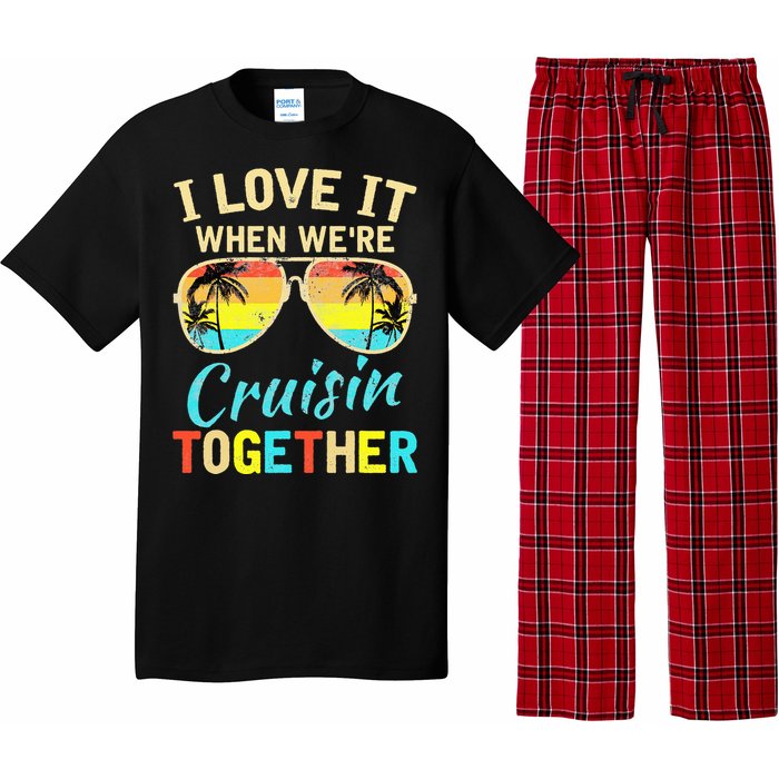 Cruise Ship Vacation Friends Buddies Couples I Love It Pajama Set