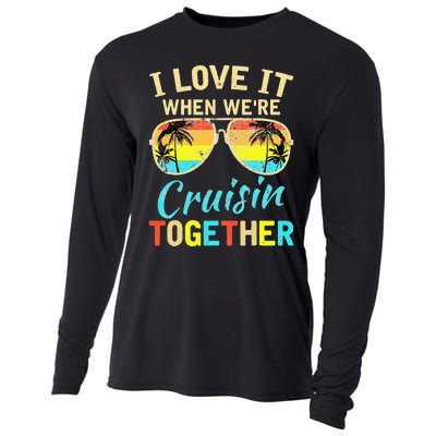 Cruise Ship Vacation Friends Buddies Couples I Love It Cooling Performance Long Sleeve Crew