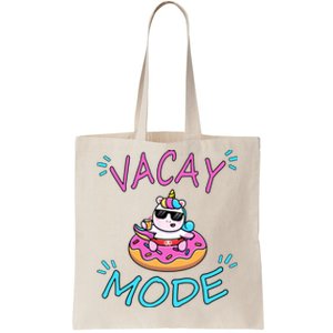 Cute Summer Vacay Mode Beach Mode Unicorn Cruise Tote Bag