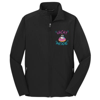 Cute Summer Vacay Mode Beach Mode Unicorn Cruise Core Soft Shell Jacket